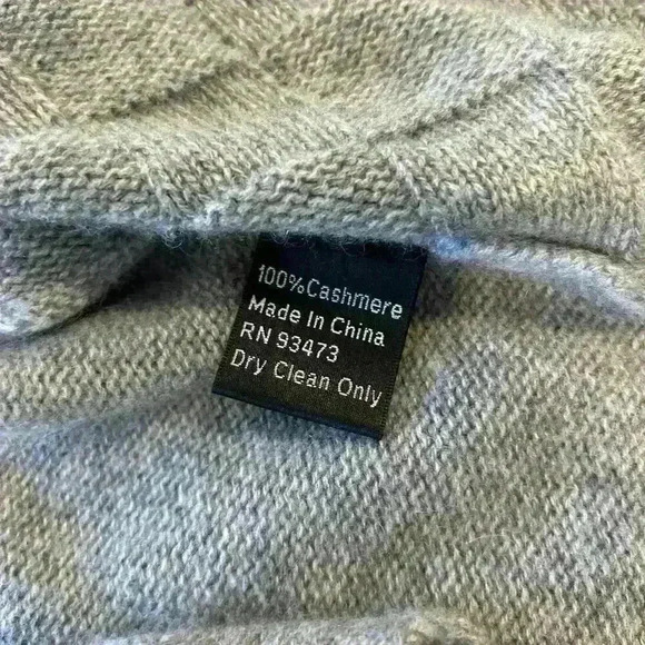 Pure Amici Cardigan Cashmere‎ Y2K Open Front Waterfall Basketweave Size Small - Picture 4 of 8